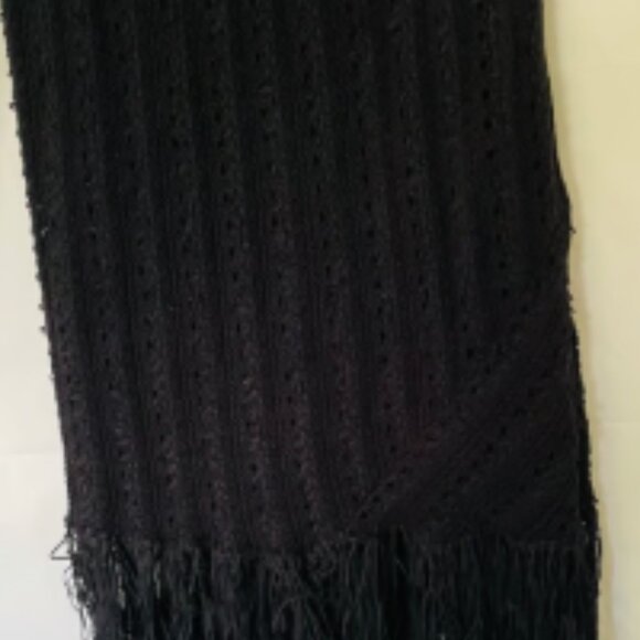 Brand New By Anthropologie Sleeveless Mock-Neck Fringe Sweater Midi Dress - Picture 9 of 10